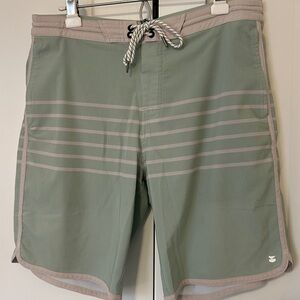 Jetty Men's Green Swim Shorts